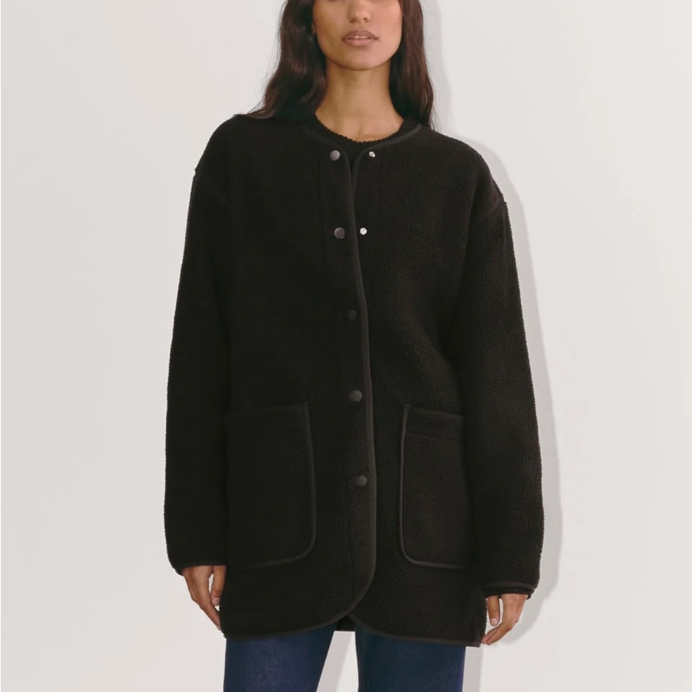 Everlane Black Teddy Jacket
